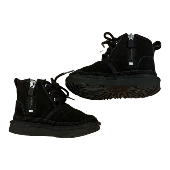 UGG Black Suede Kids Boots - Picture 5 of 7